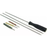 Набор для чистки ружей LUCKY VIEW калибр 5,6, 3 ерша, алюминиевый шомпол 3-х секционный 00136960